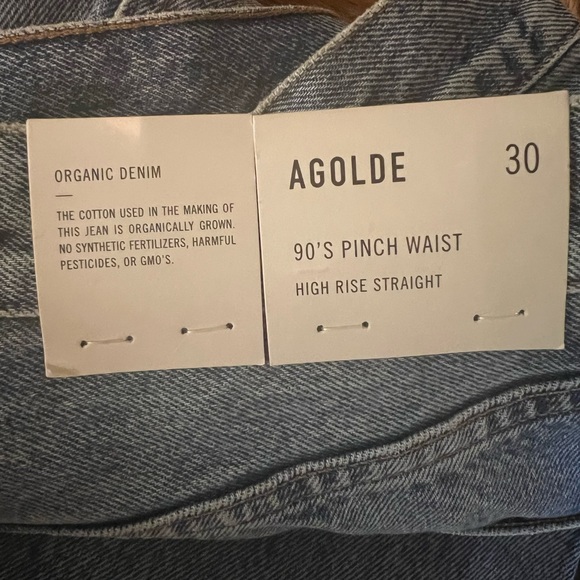 AGOLDE 90s Pinch Waist Straight Leg Jean - Size 30 NWT - Picture 5 of 6